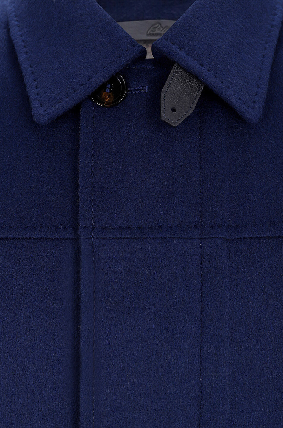 BRIONI Zweilagiger Kaschmir-Kurzmantel Field Jacket Herren DUNKELBLAU 3