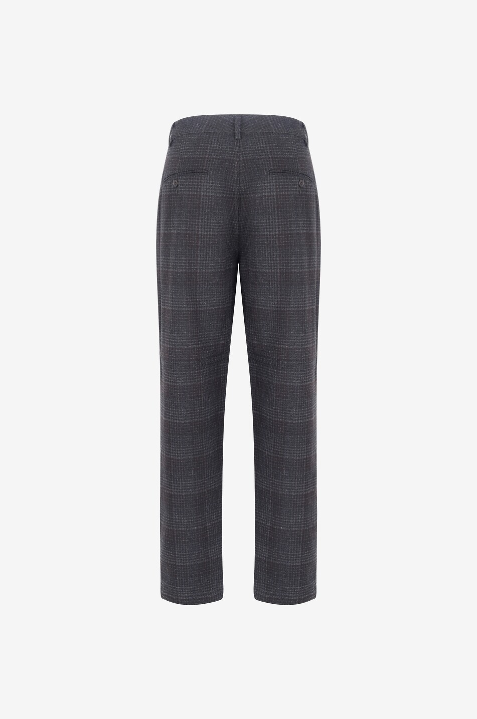 UNIVERSAL WORKS Pantalon à carreaux en laine recyclée Reuse Homme Incolore 2