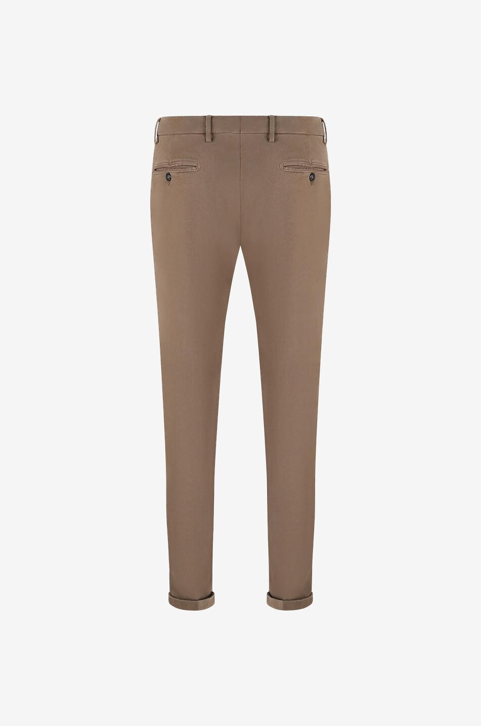 B SETTECENTO Pantalon chino slim en coton Homme Beige moyen 2