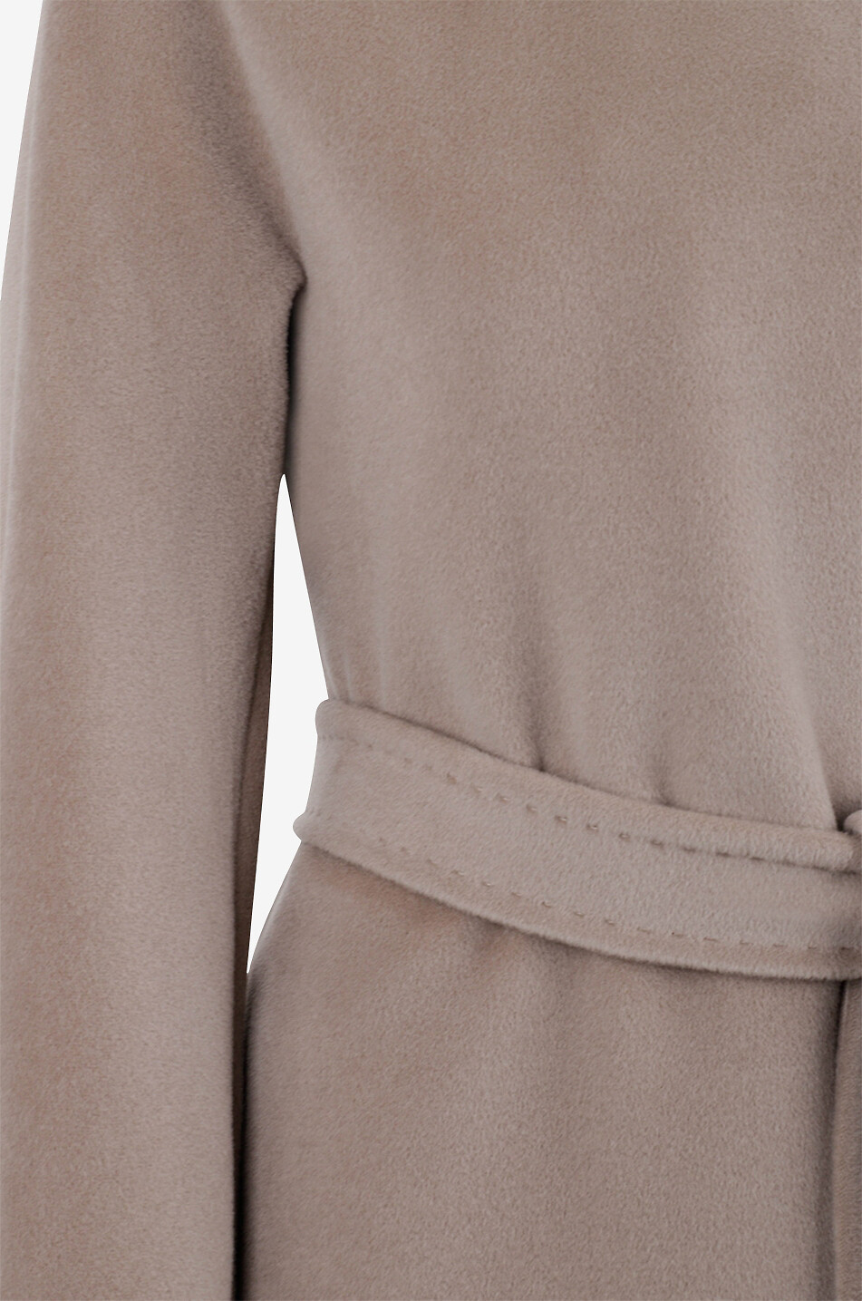 MAX MARA Cielo belted beaver coat Women BEIGE 3