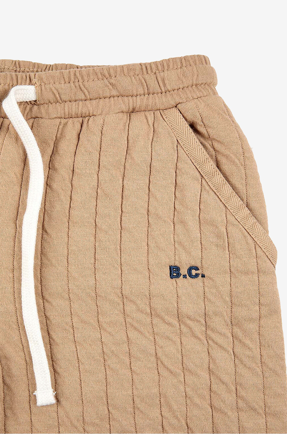 BOBO CHOSES B.C Quilted boy's jogging trousers Boy BROWN 3