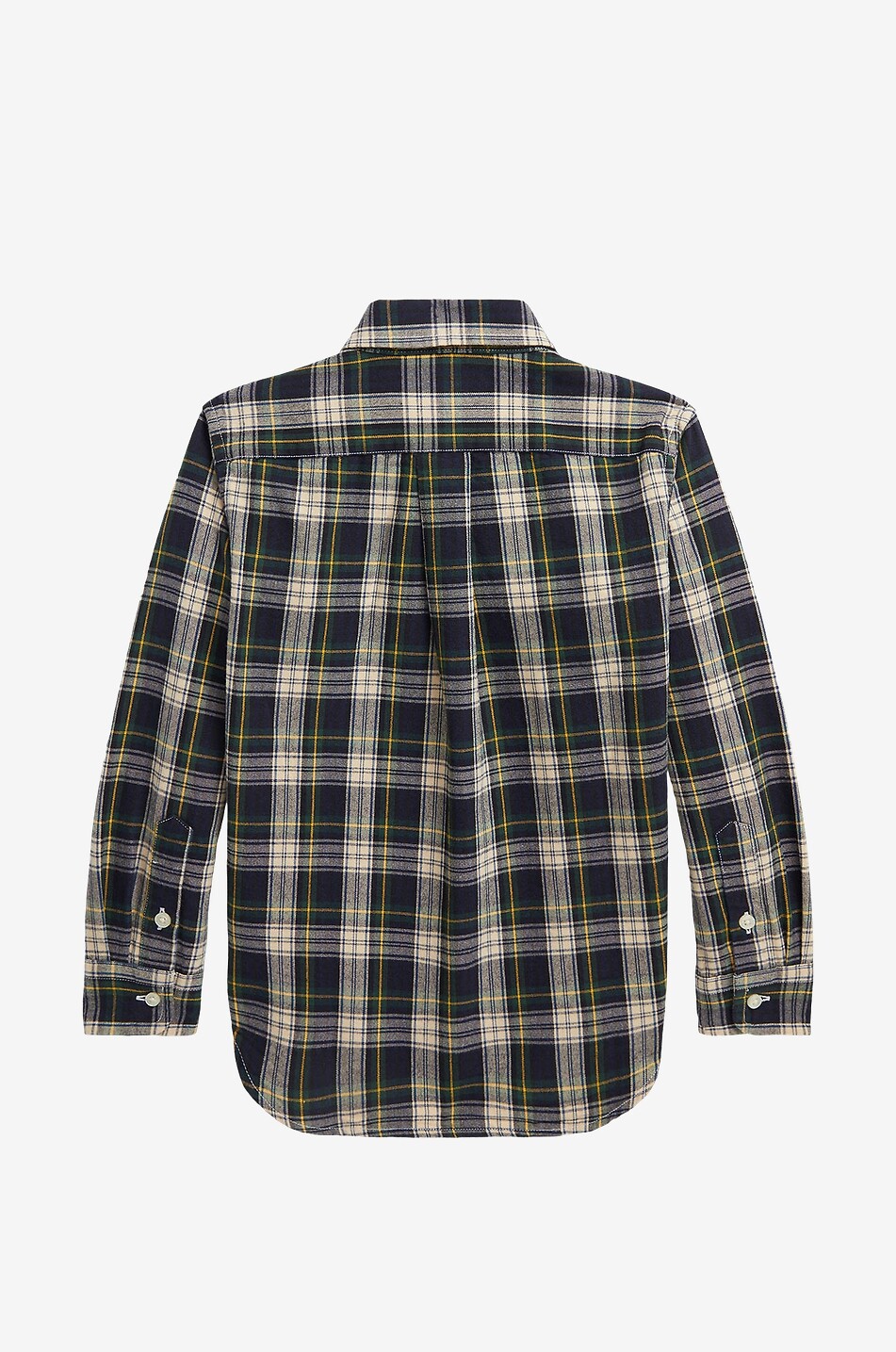 Kariertes Jungen-Langarm-Hemd Pony