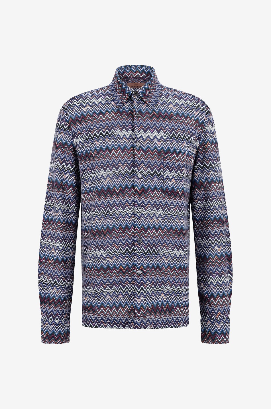 Fischgräten-Jacquard-Strickhemd