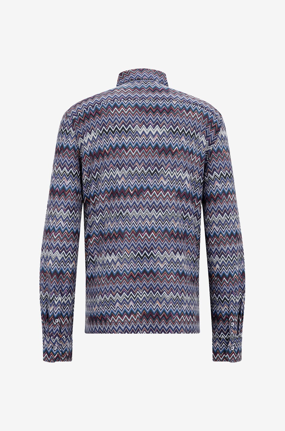 Fischgräten-Jacquard-Strickhemd