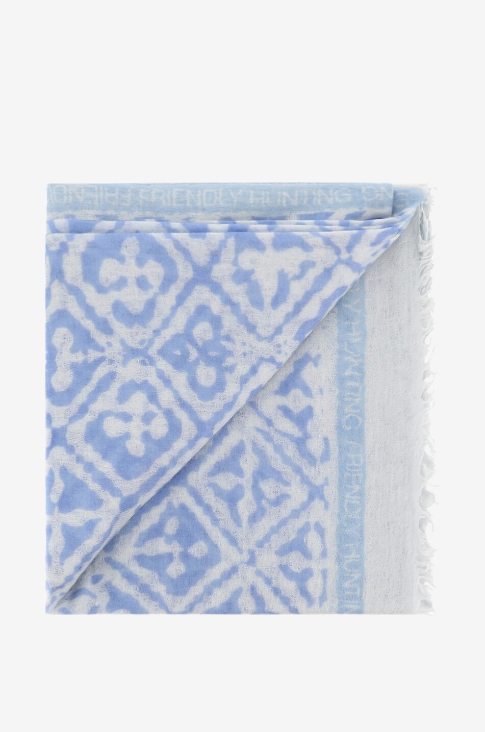 FRIENDLY HUNTING Étole en cachemire Eyes of Marrakesh Femme BLEU CLAIR 2