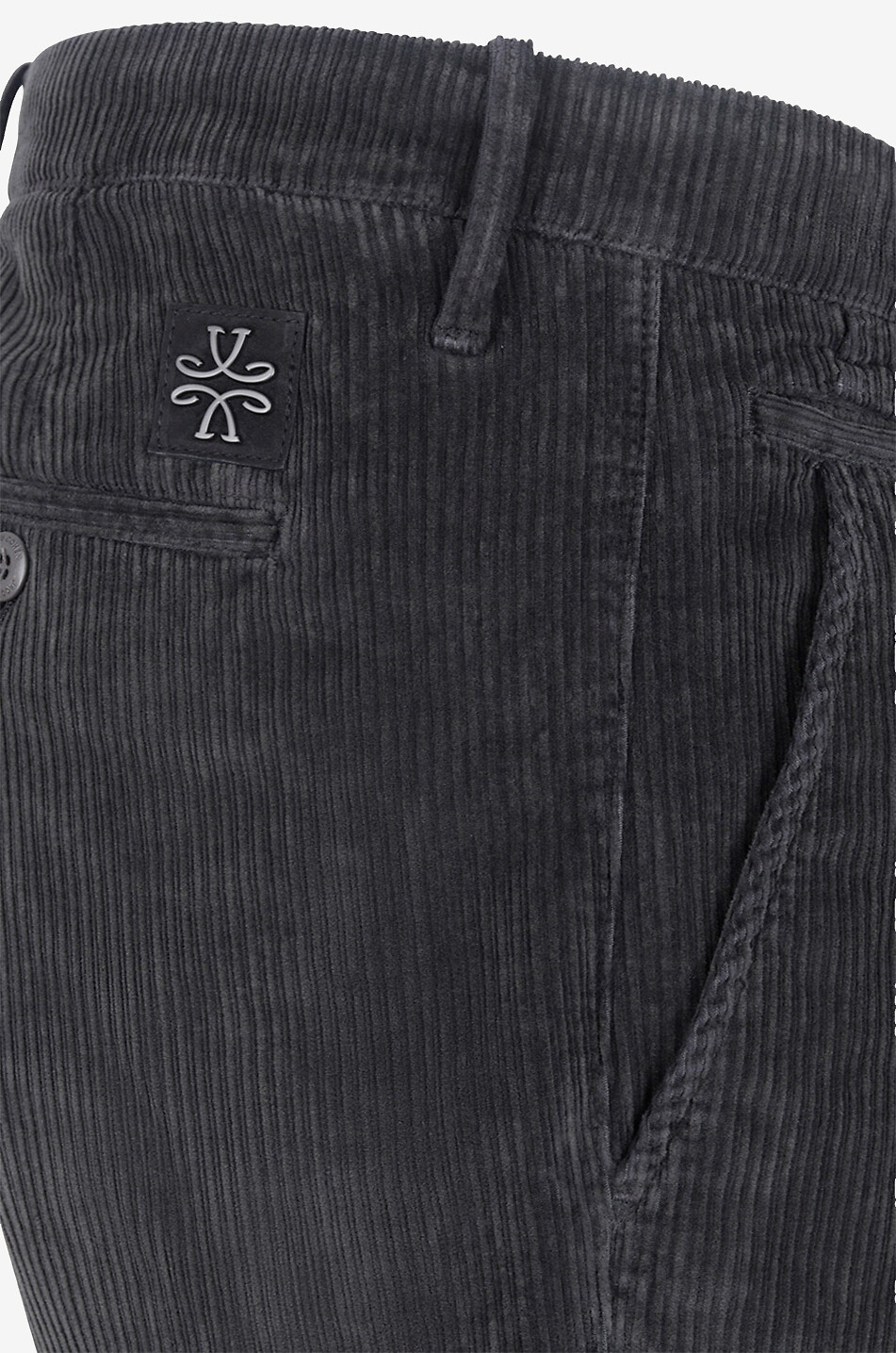 JACOB COHEN Bobby slim fit chino corduroy trousers Men DARK GREY 3