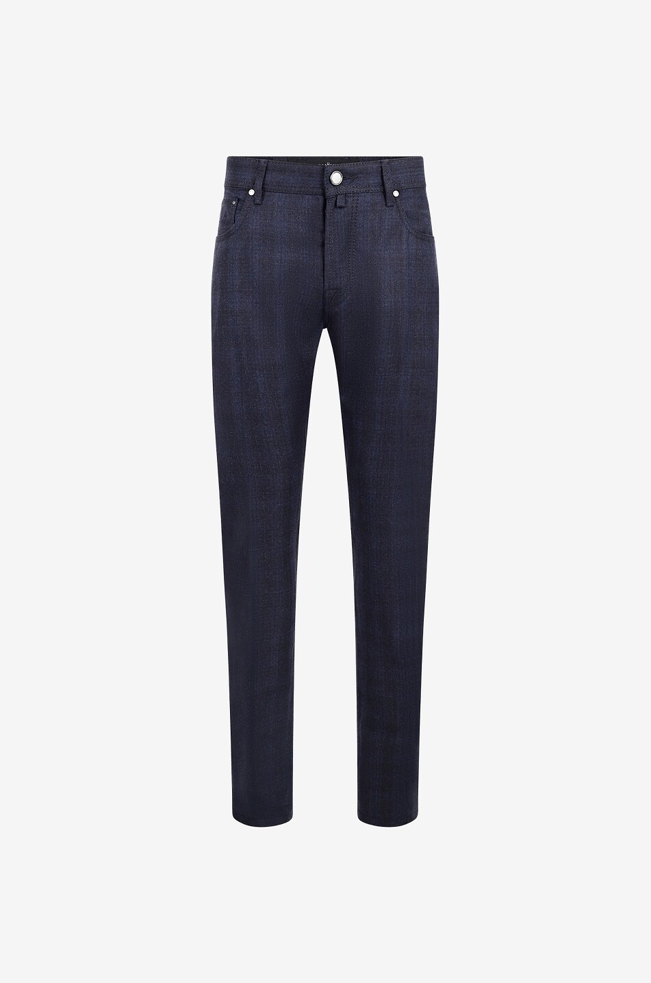 Bard checked slim-fit trousers