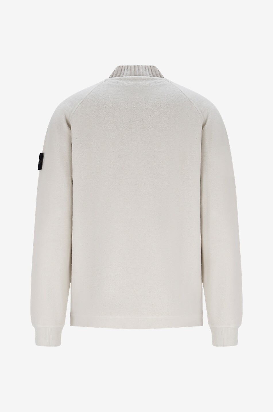 STONE ISLAND Aufgerautes Sweatshirt mit Schornsteinkragen 60954 Herren HELLGRAU 2