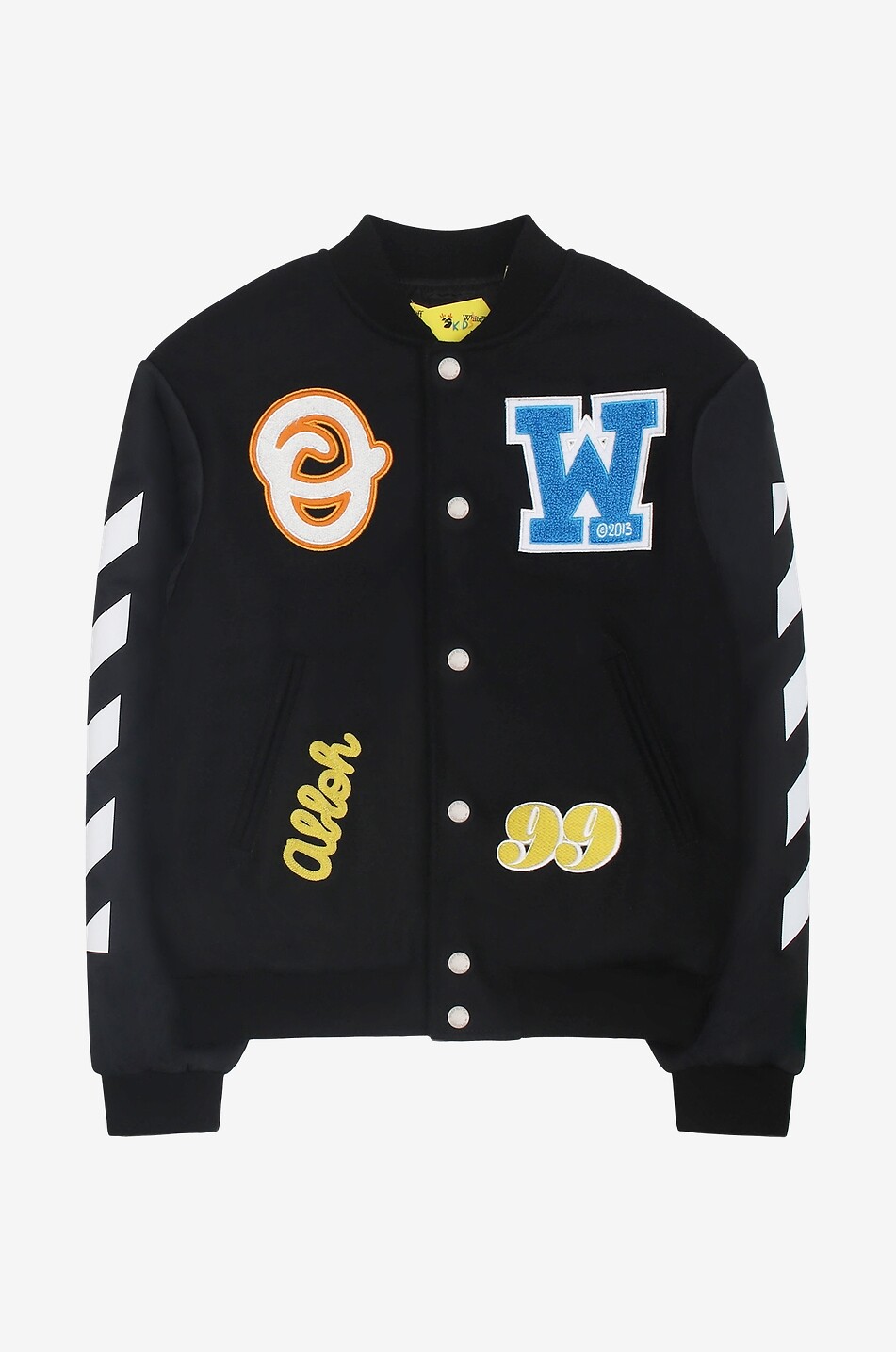 OW Patch Varsity boys wool varsity jacket