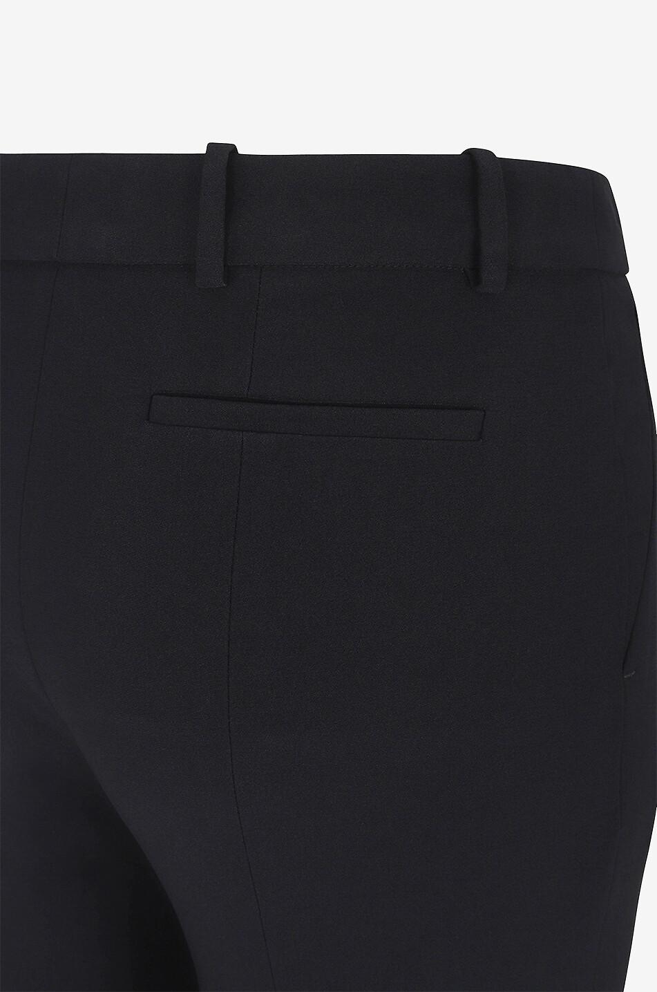 Schmale Bootcut-Hose aus Crêpe