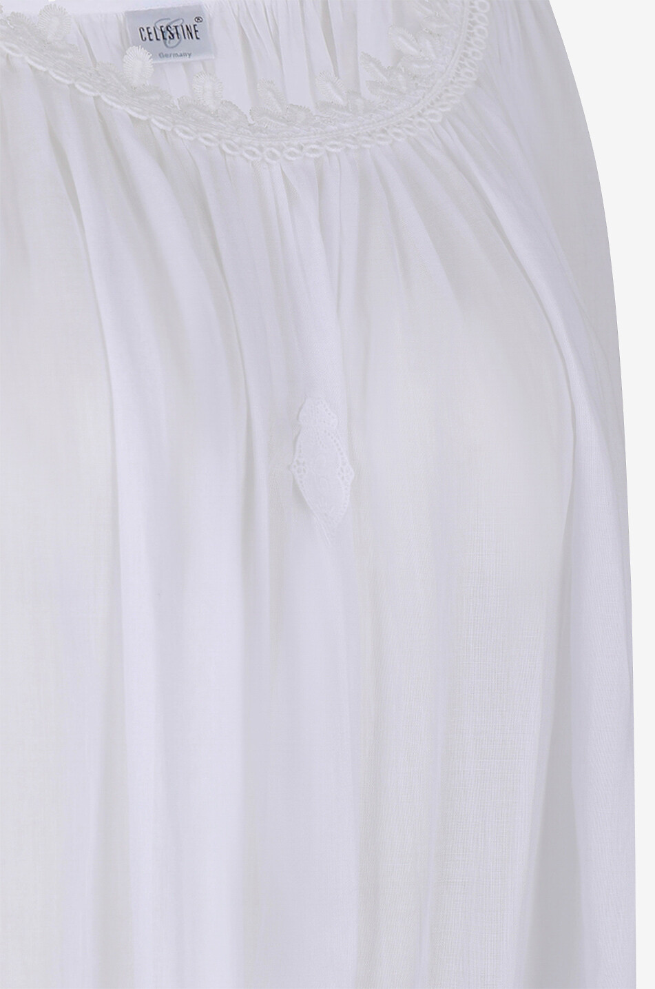 CELESTINE Elyse cotton nightdress Women WHITE 3
