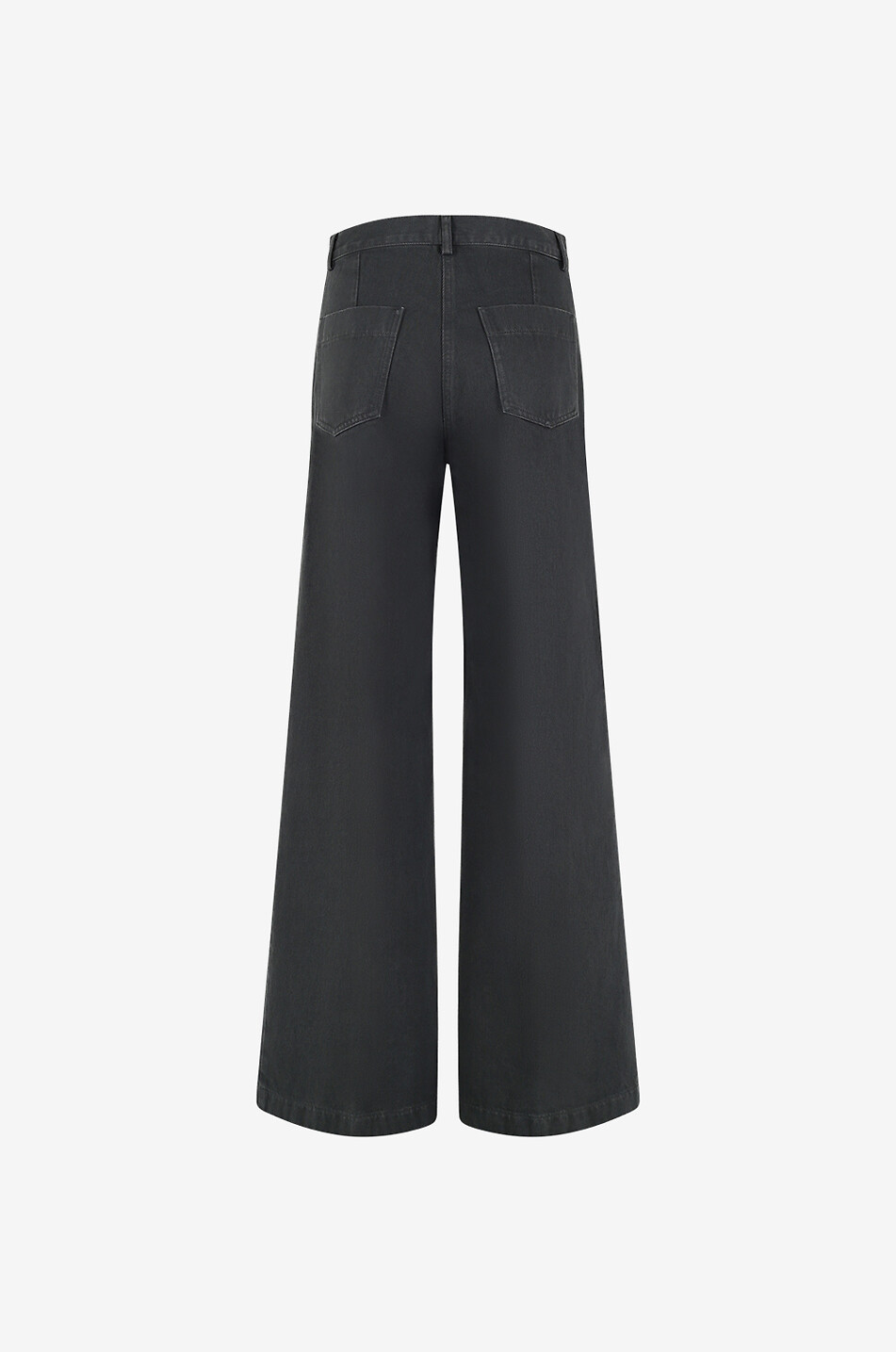 Pantalon à jambes larges en coton