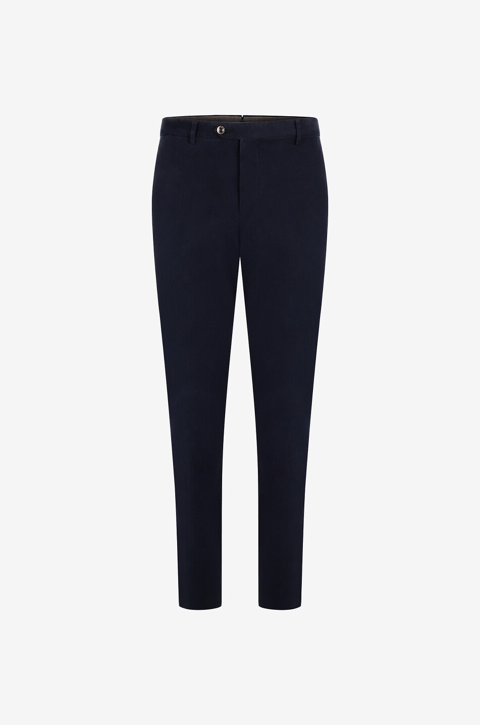 City velvet touch slim fit chino trousers