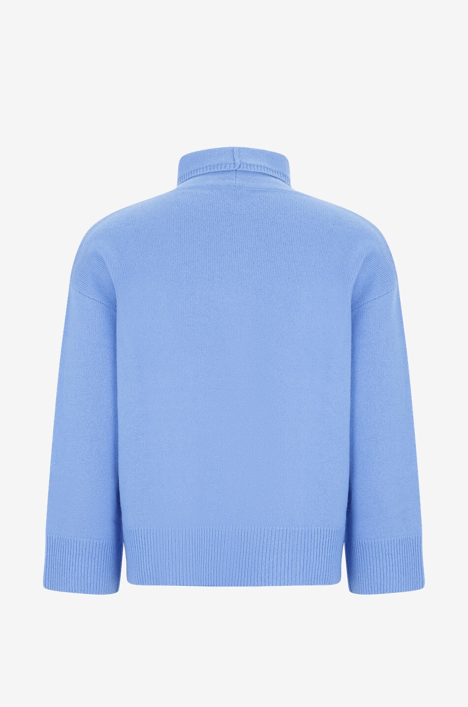 Funnel neck loose cashmere jumper