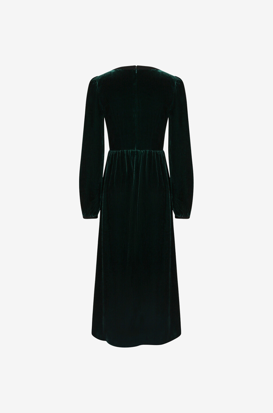 Camille Bows velvet midi dress with crystals