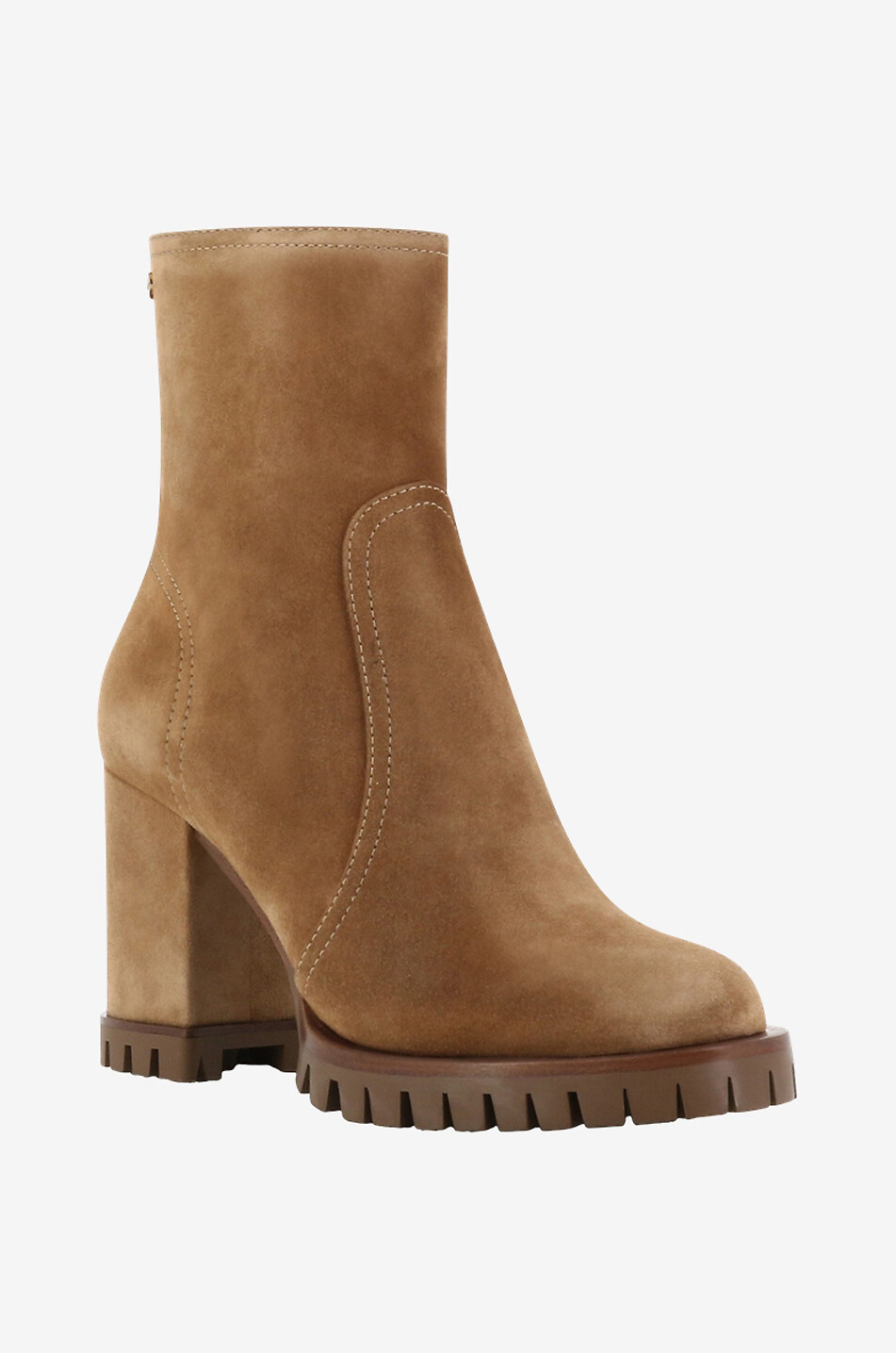 Wildlederstiefeletten mit Blockabsatz Timber 75