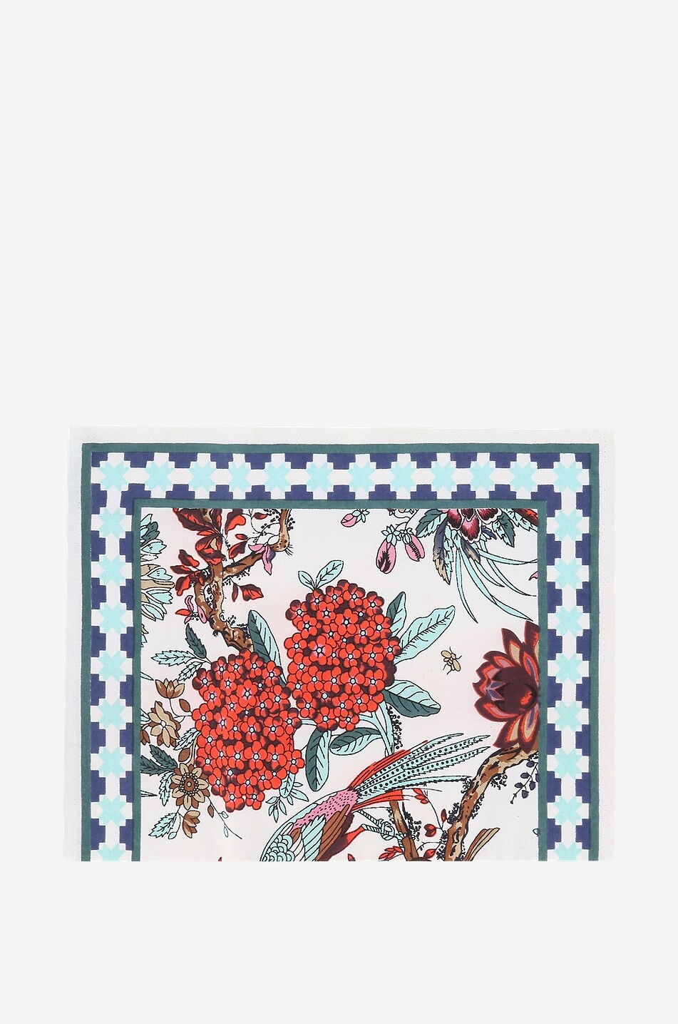 CAROLINE DE BENOIST 2er-Pack Tischsets Oiseau Blanc Haus WEISS 3