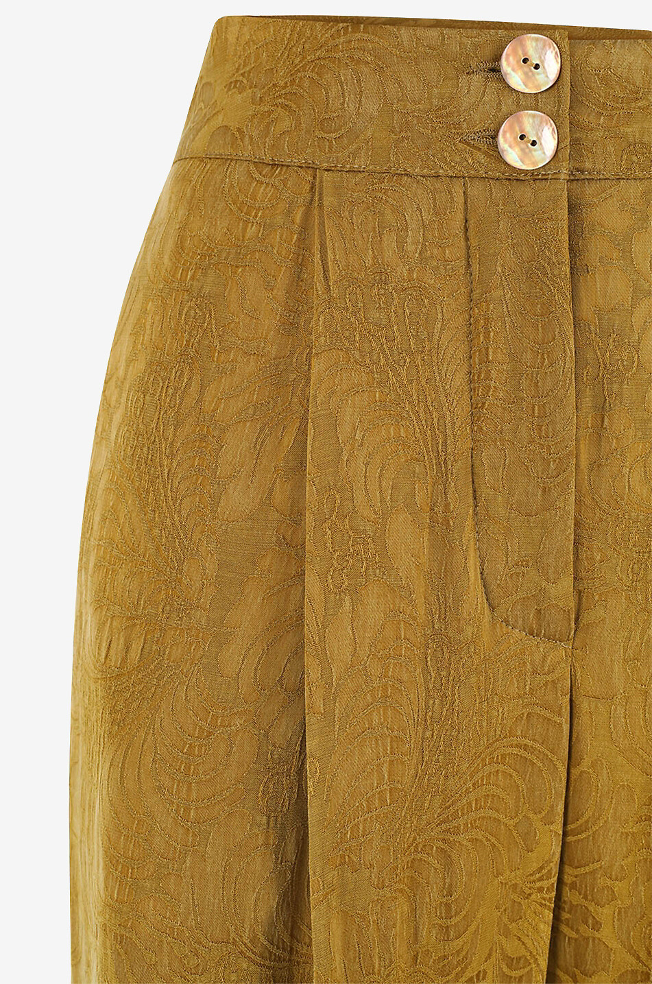 Pantalon à jambes larges en cupro et viscose Pascal