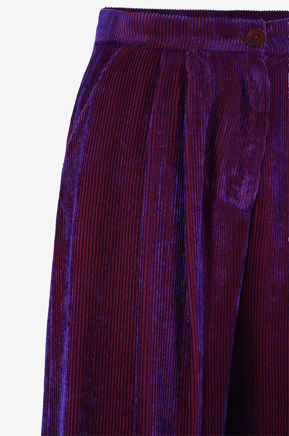 MOMONI Patrice wide-leg viscose trousers Women PURPLE 3