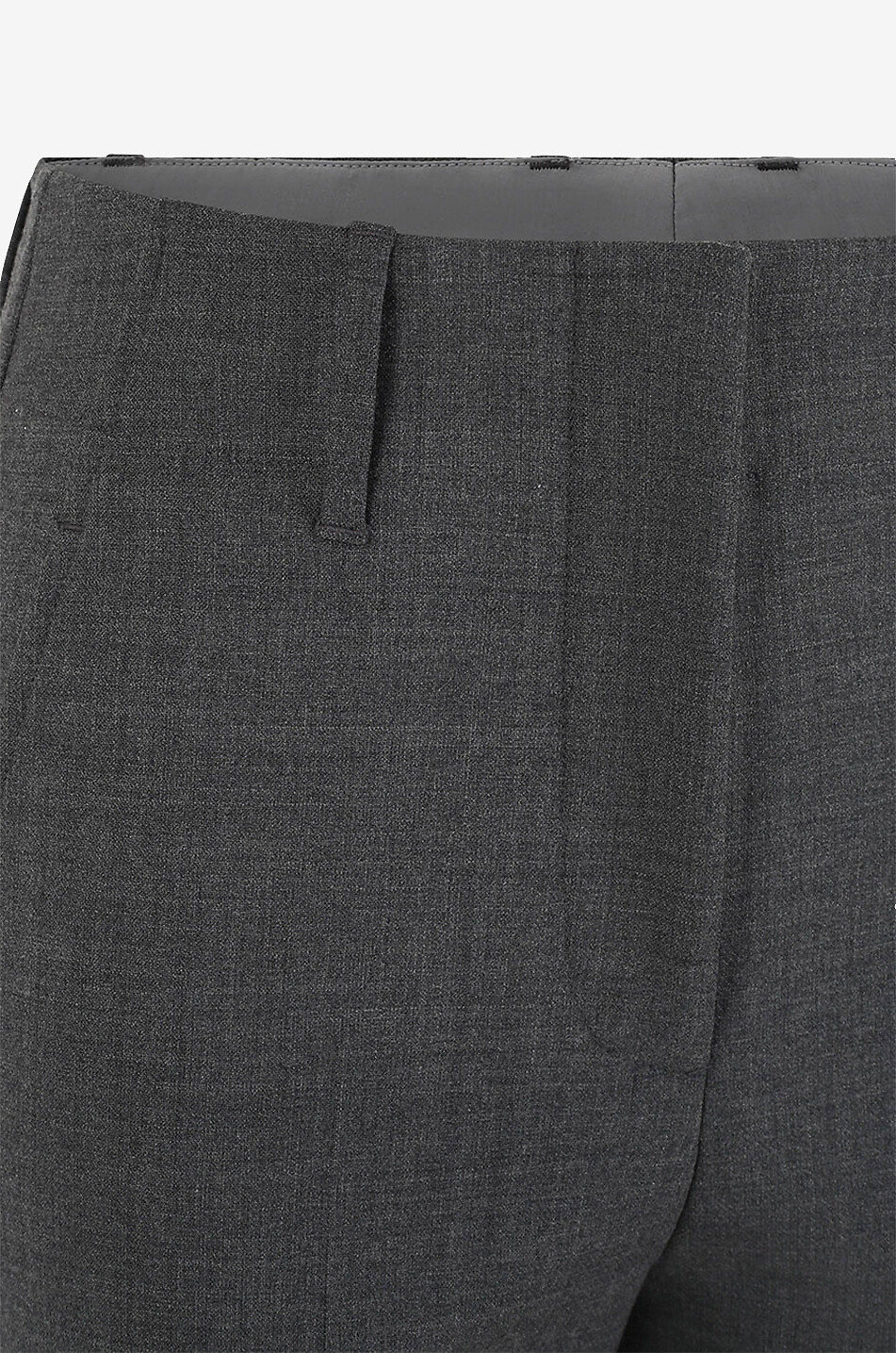SLOWEAR Pantalon droit en laine vierge Dinora Femme GRIS MOYEN 3