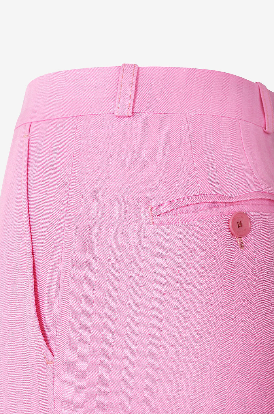 Gerade Hose aus Seidenmix