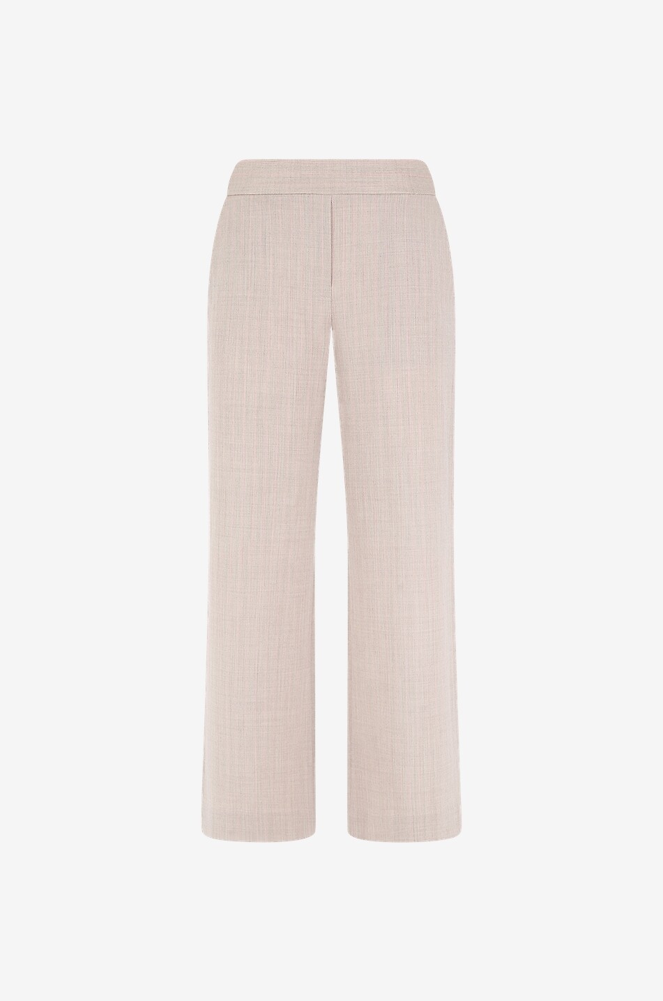 Pantalon large milleraie en laine vierge Connie