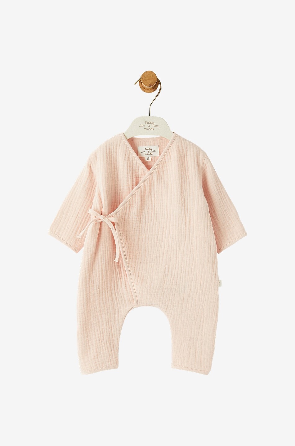 Organic cotton gauze wrap baby all-in-one