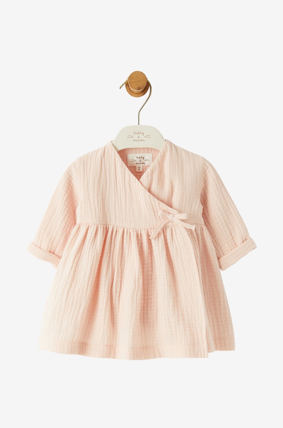 Baby-Wickelkleid aus Bio-Baumwollgaze