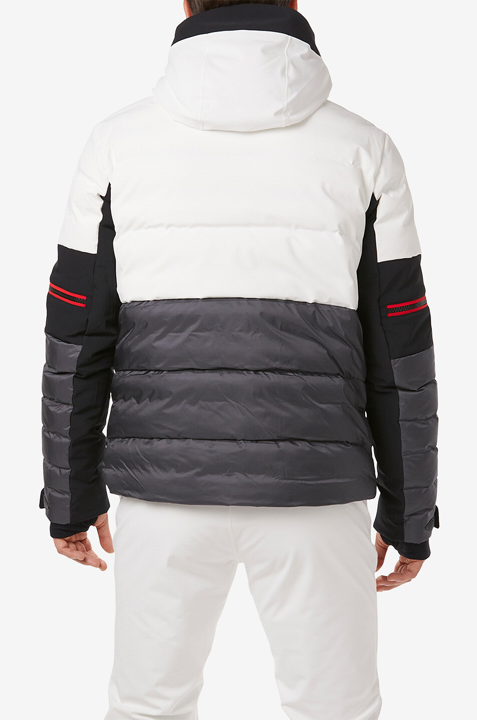 TONI SAILER Wattierte Skijacke mit Kapuze Maximus Herren WEISS 4