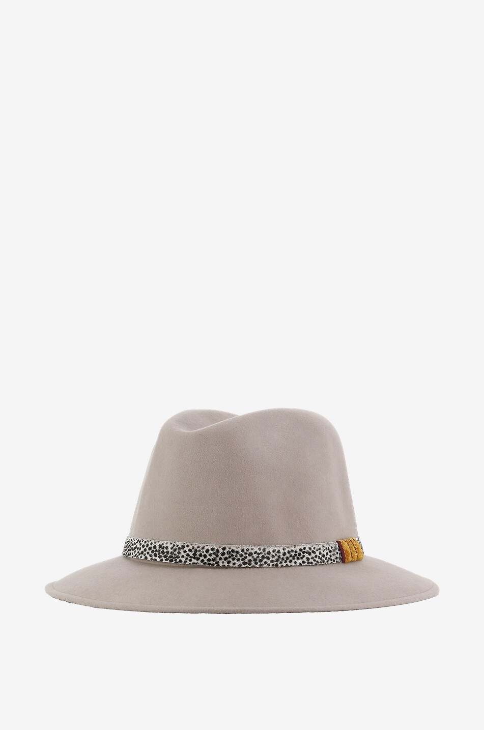 Borsalino en feutre orné d'un ruban