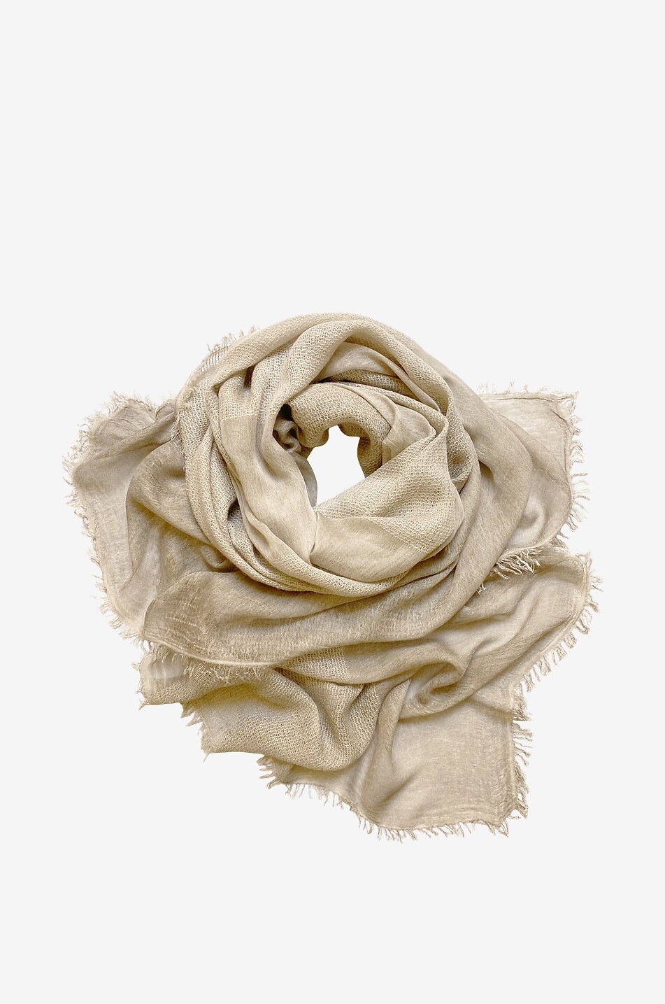 GAYNOR Greta shawl Women Light beige 1
