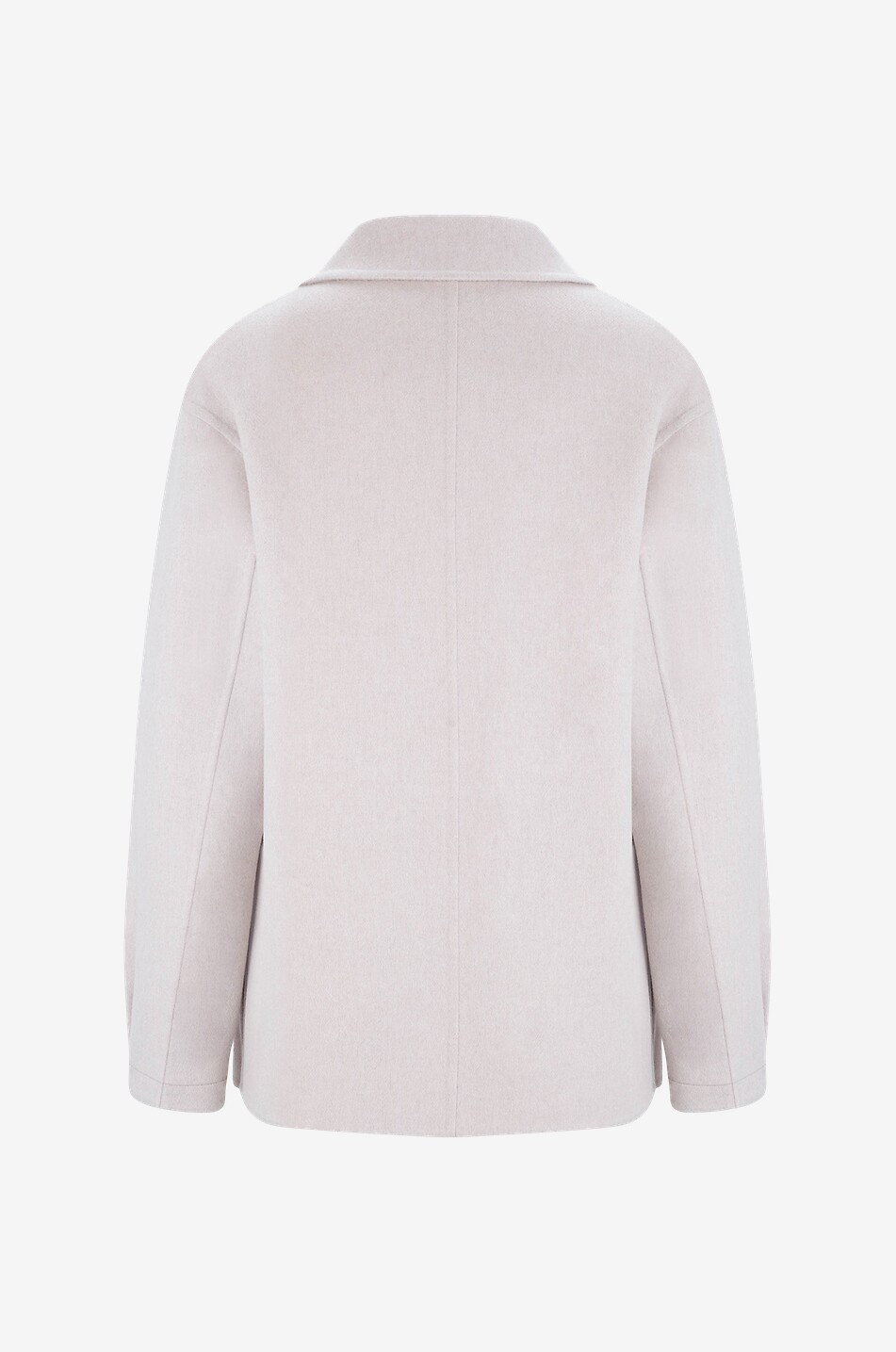 KITON Zweireihiger Kurzmantel aus Kaschmir Damen HELLBRAUN 2