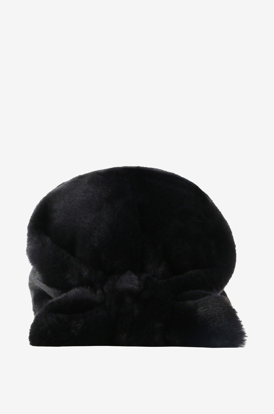 GI'N'GI Synthetic fur turban Women BLACK 1