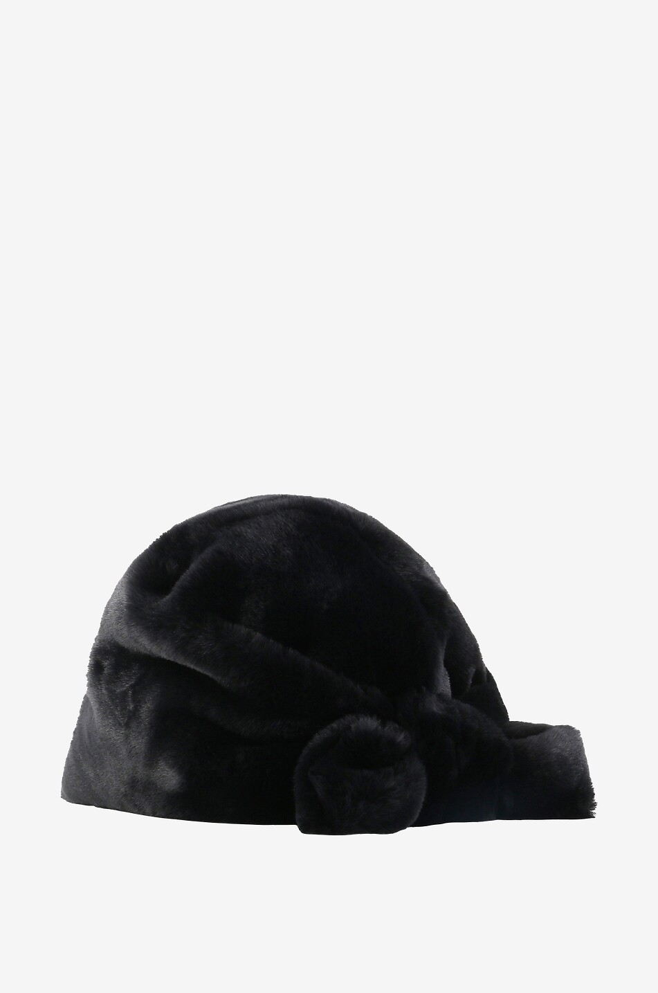 GI'N'GI Synthetic fur turban Women BLACK 2