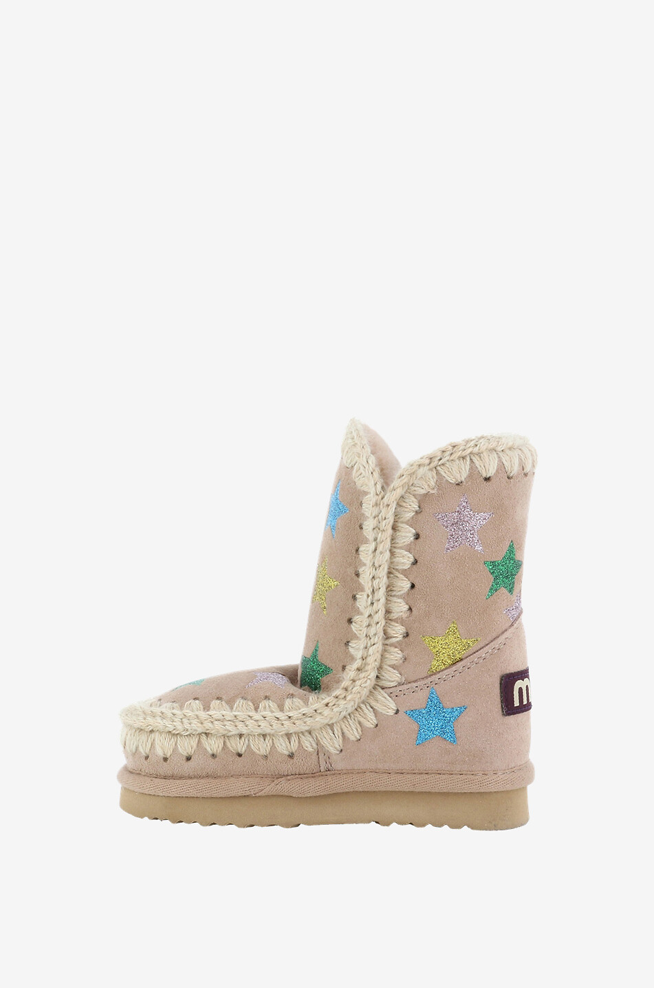 Bottines chaudes fille Eskimo Glitter Printed Stars