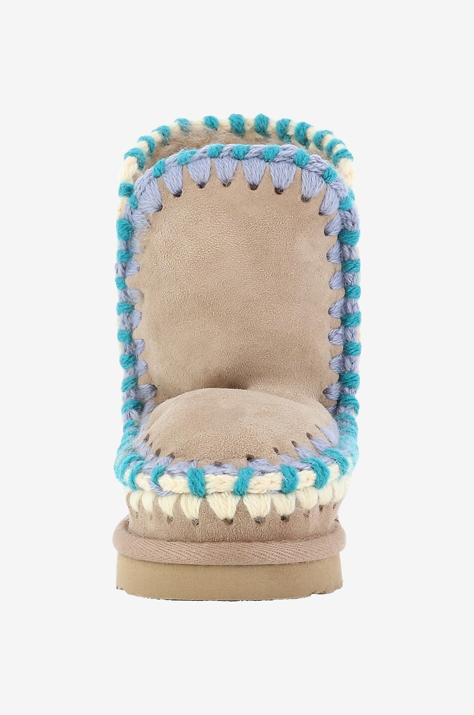 MOU Bottines chaudes fille Eskimo Overstitching Kid Fille CAMEL 2