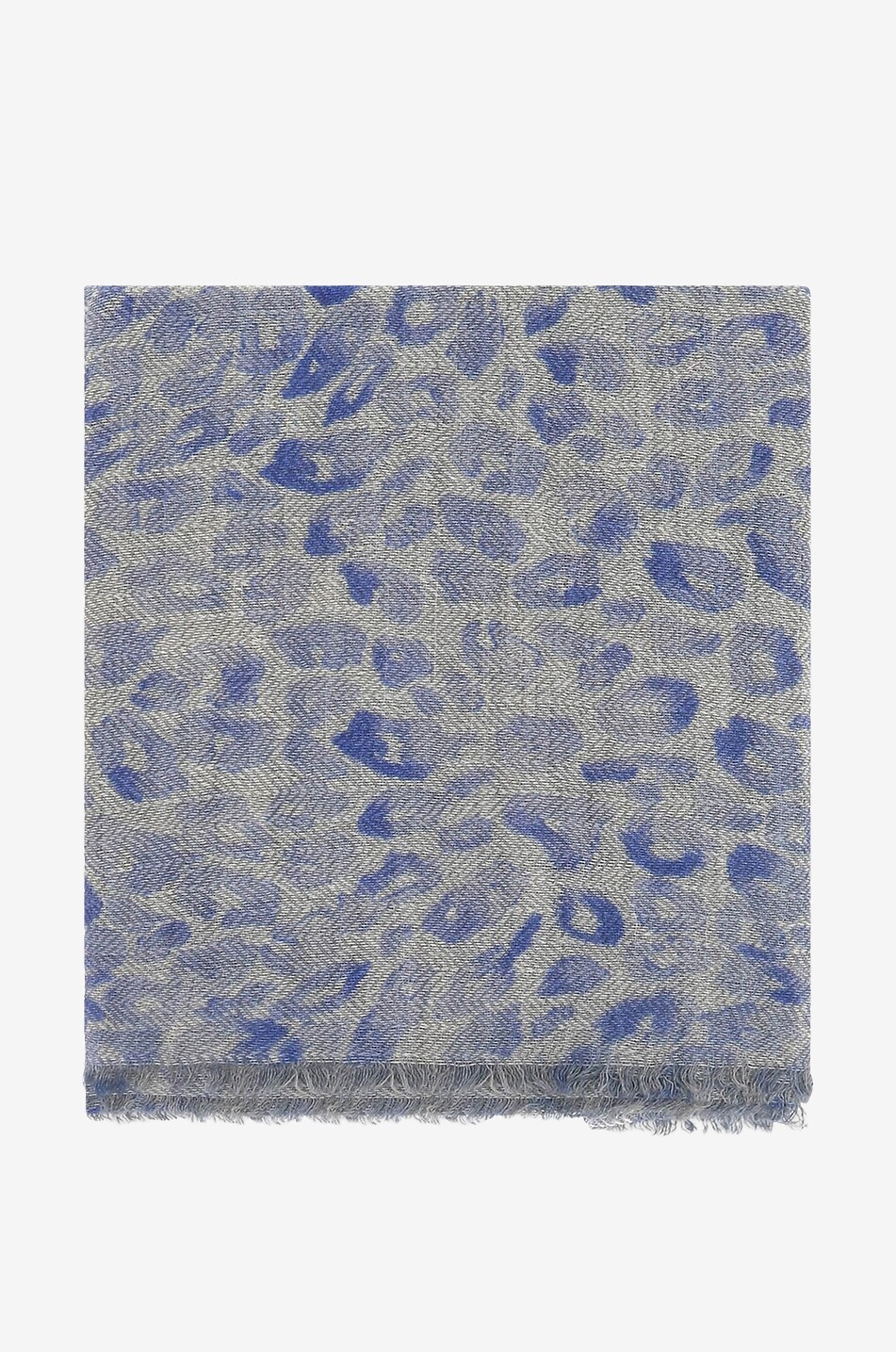 MALA ALISHA Halstuch aus Wolle und Kaschmir Leo Damen BLAU 1