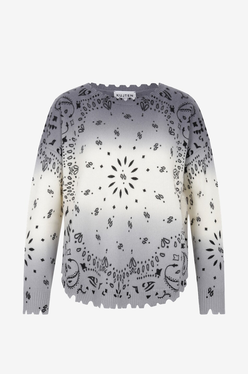 KUJTEN Malo cashmere round-neck jumper Women GREY 1