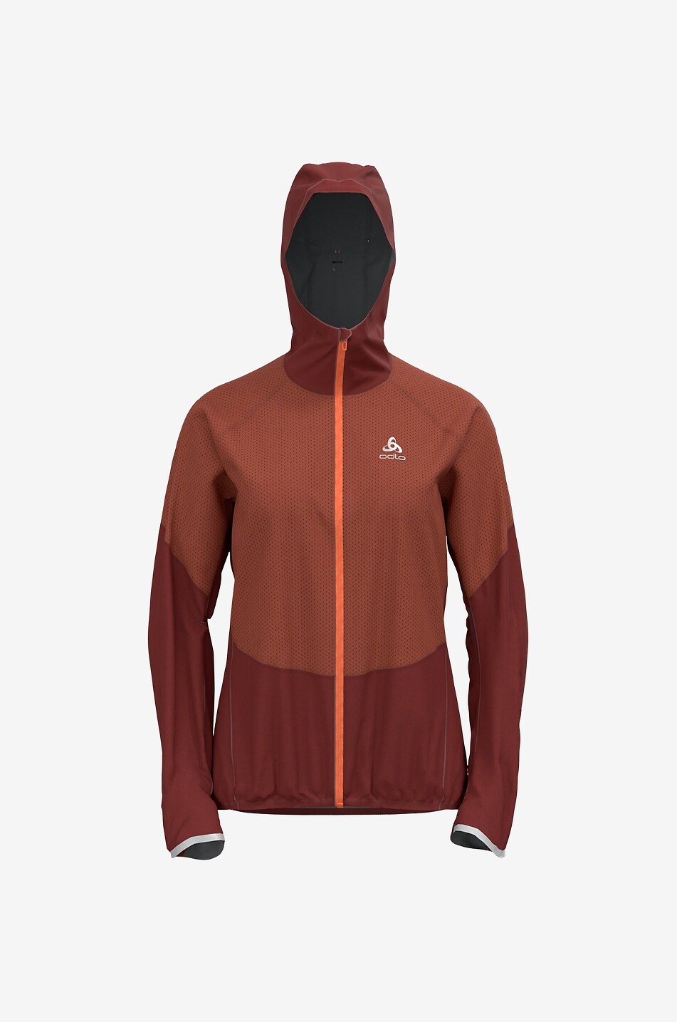 Dual Dry waterproof hooded running jacket