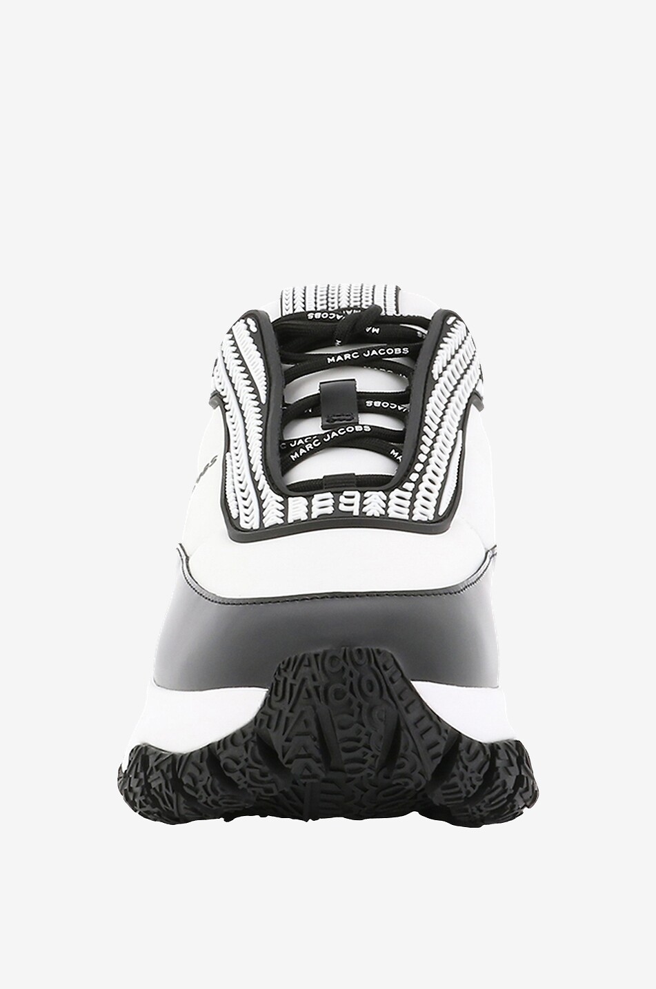 MARC JACOBS Niedrige Schnürsneakers aus Nylon The Lazy Runner Damen WEISS 2