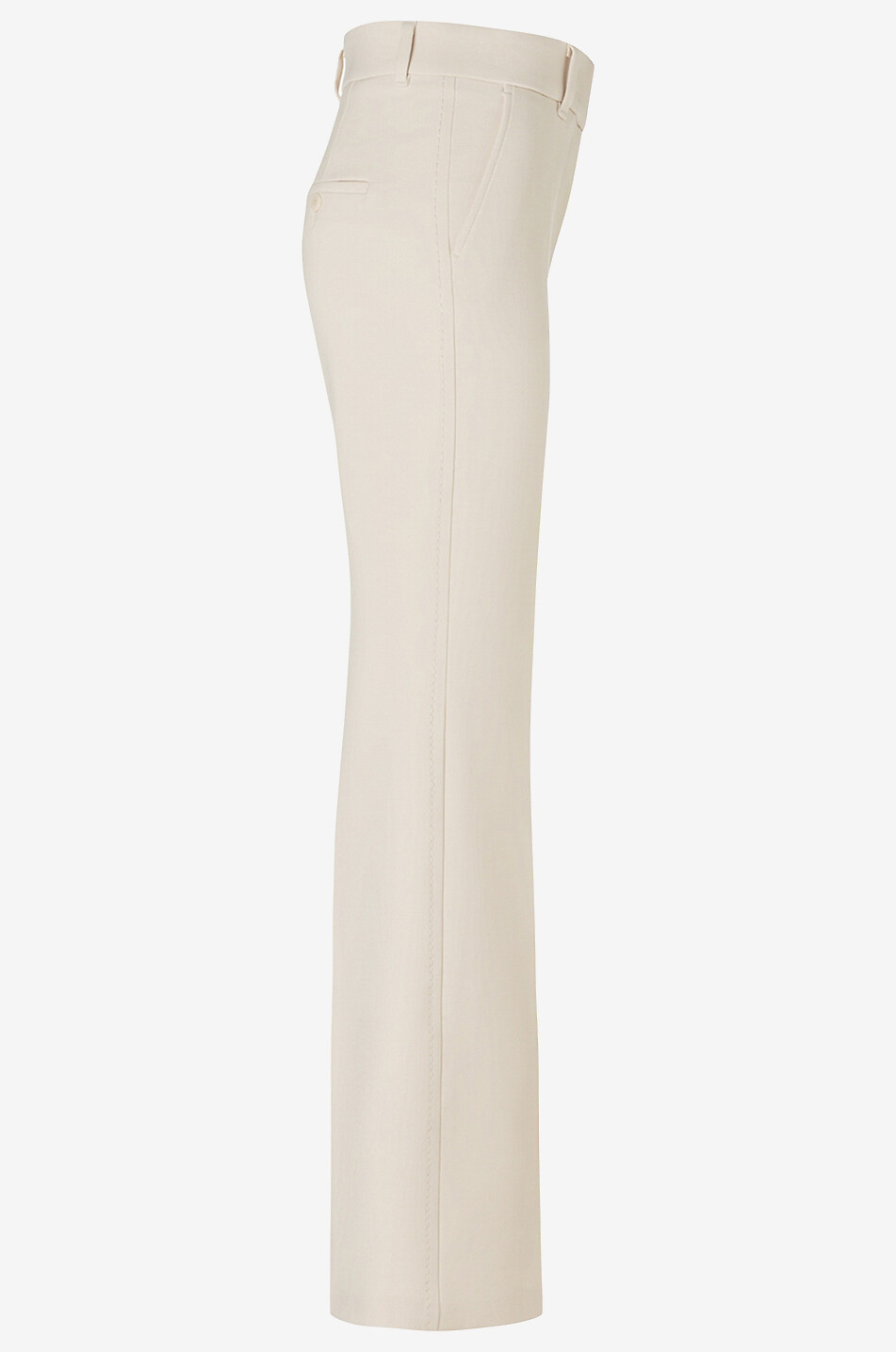 CAMBIO Pantalon droit France Femme BLANC CASSE 7