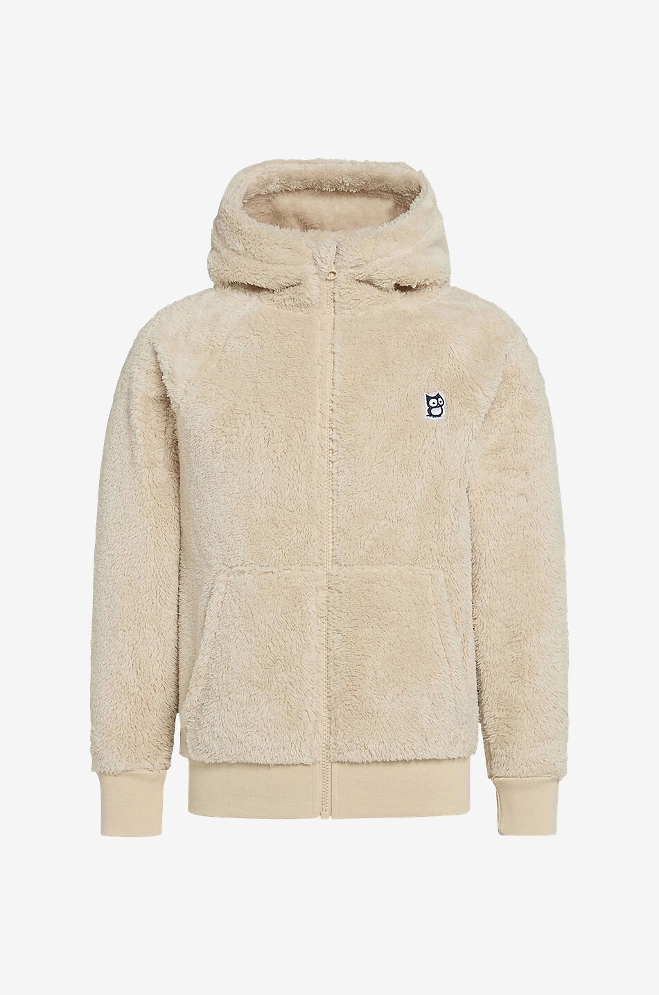 Kinder-Kapuzensweatjacke aus Teddy-Fleece Panda