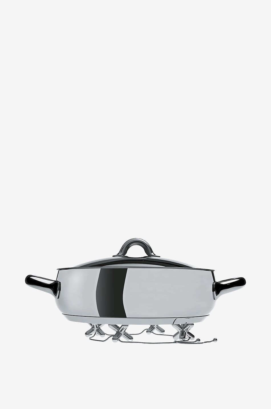 ALESSI Verstellbarer Topfuntersetzer GCH01 Trivet Haus BUNT 2