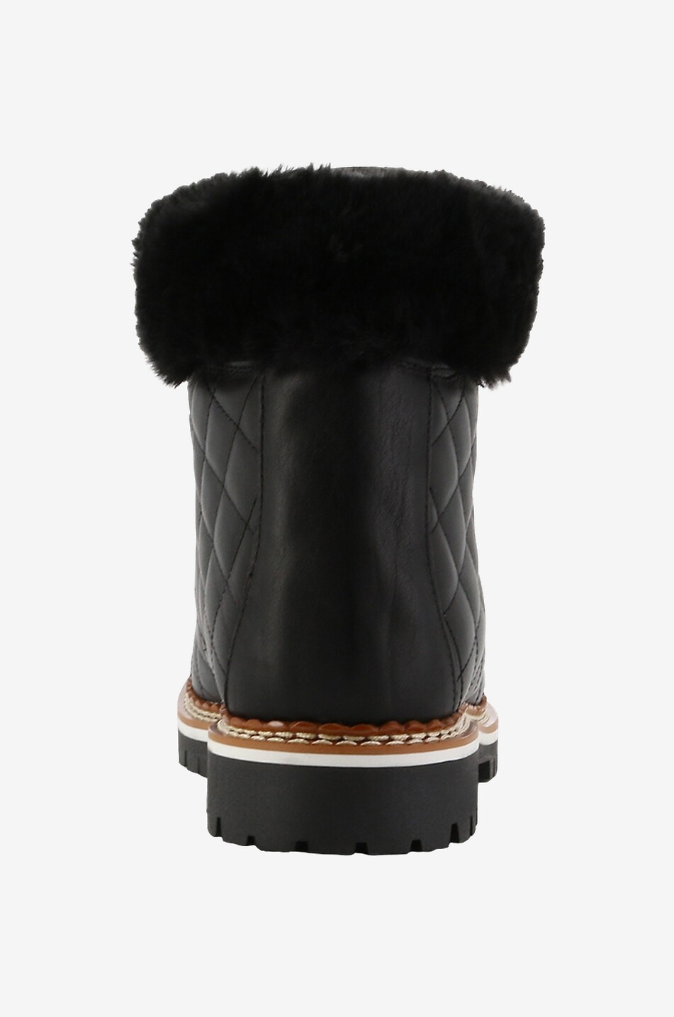 LA THUILE SRL Bottines chaudes matelassées Art. 976 Femme NOIR 4