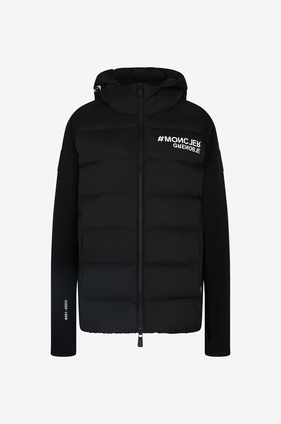 Full-zip fleece and down cardigan