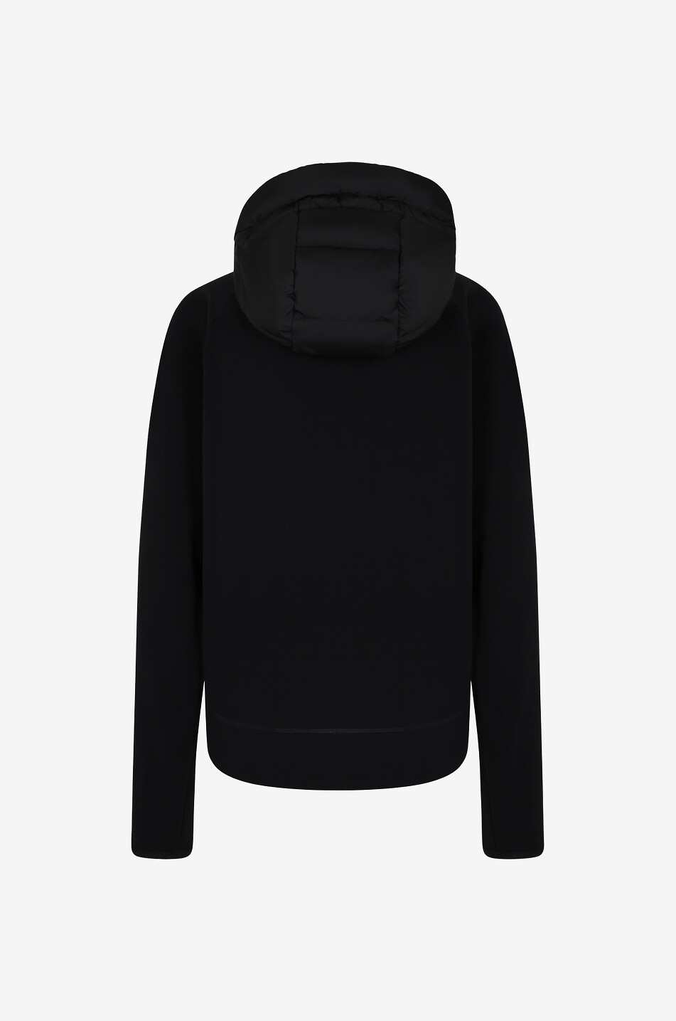 MONCLER GRENOBLE Full-zip fleece and down cardigan Men BLACK 2
