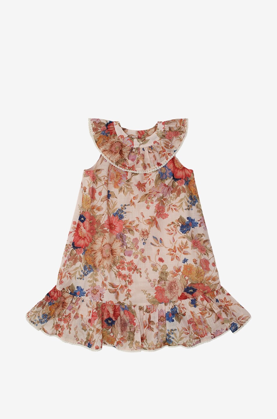 August Swing floral girl's dress