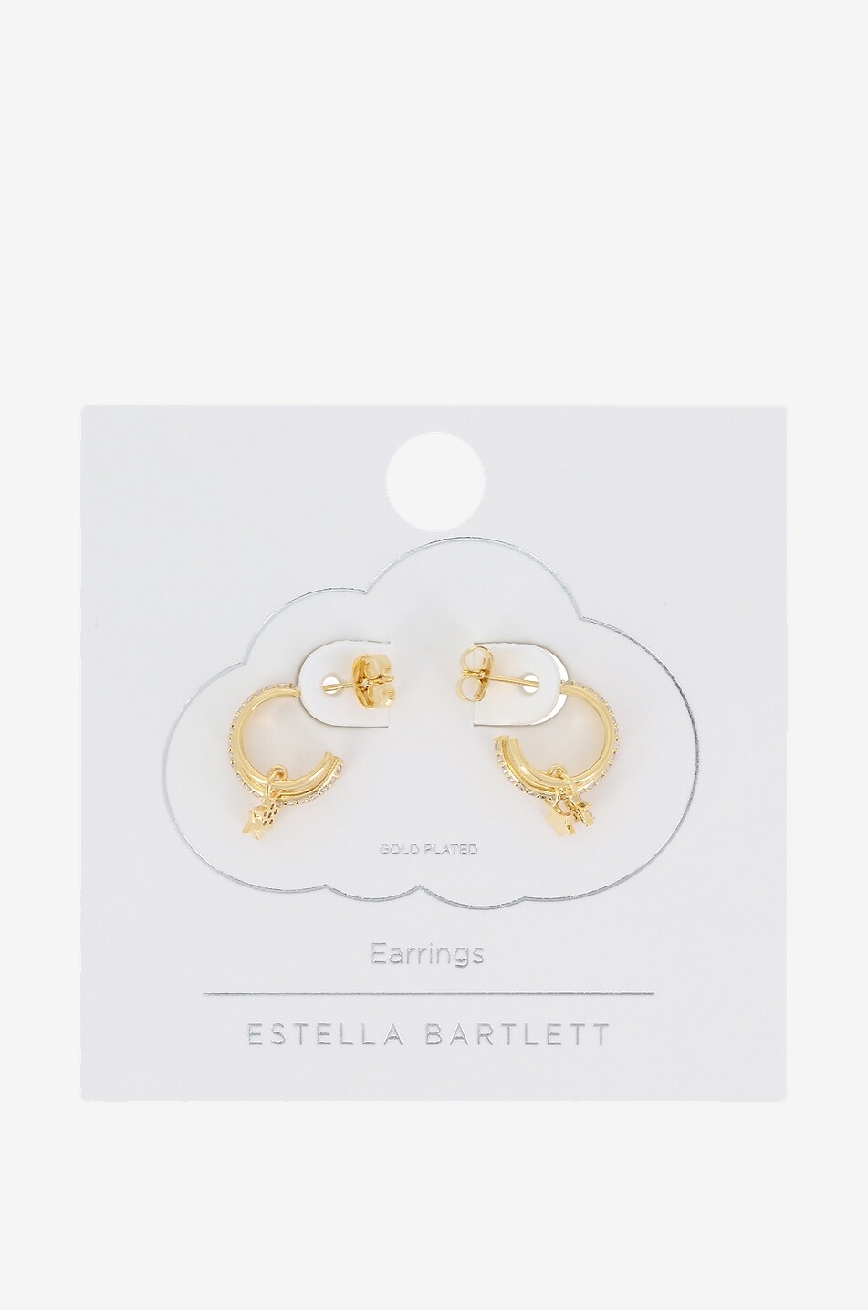 ESTELLA BARTLETT Créoles dorées Duo Pave Star Femme DORE 1