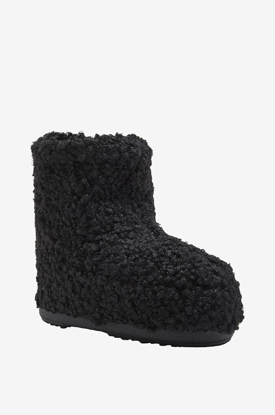 MOON BOOT Bottines chaudes effet peluche Icon Low Femme NOIR 1