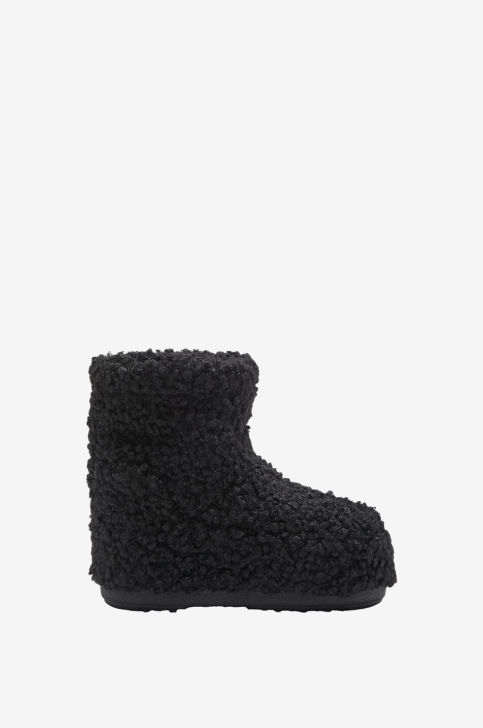 MOON BOOT Bottines chaudes effet peluche Icon Low Femme NOIR 2